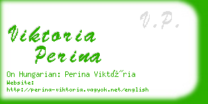 viktoria perina business card